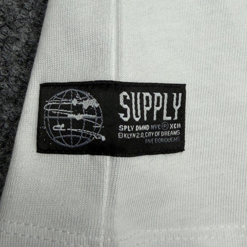 Supply & Demand NYC Tee White Statue of Liberty Graphic T-Shirt Mens L SUM17315 - Picture 5 of 8